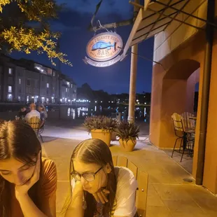 Nice outdoor seating