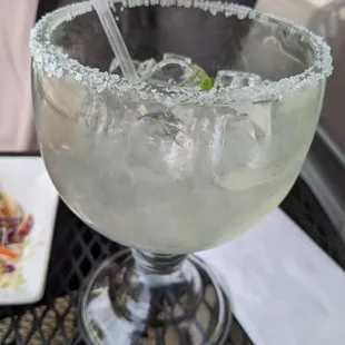 a margarita in a glass