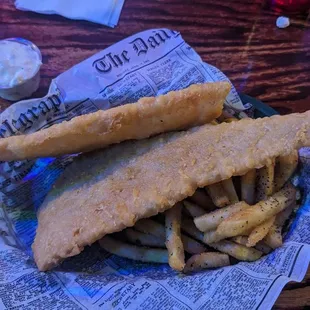 2 huge cod fillets