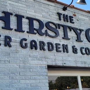 the front of the restaurant