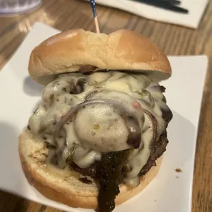 Mushroom burger.
