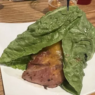 Peanut butter burger protein style