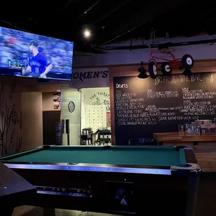 Sports and a pool table = Great Times