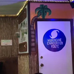 Hurricane evacuation route