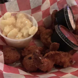Fried shrimp platter