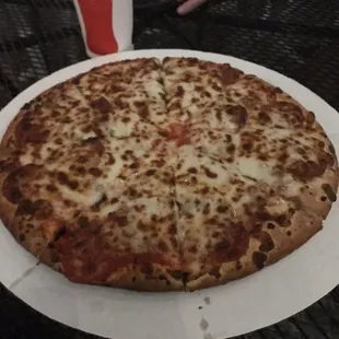 Cheesy Pepperoni with sausage pizza