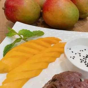 Mango with Black Sweet Rice