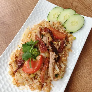 Fried Rice with Roast Duck