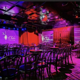 tables and chairs set up for a function