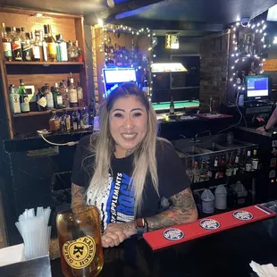 Jess, our awesome bartender