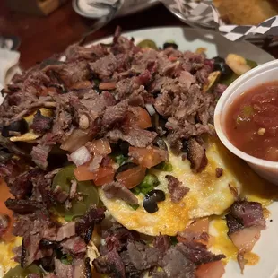 Brisket nachos