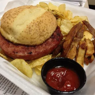 Fried Bologna Sandwich