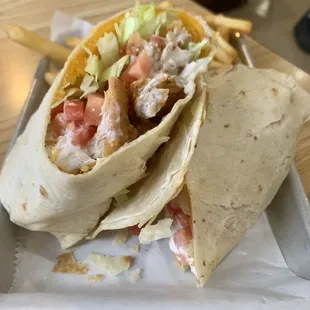 Cloaked Chicken Wrap