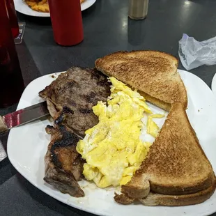 Steak and eggs!