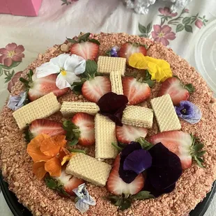 Strawberry Crumble Cheesecake - ordered it for Mother's Day and it did NOT disappoint!!!