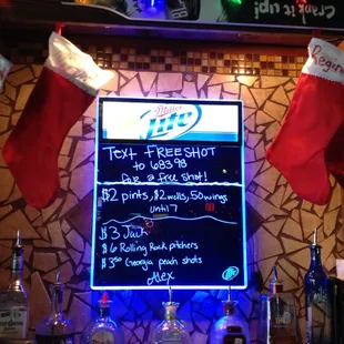 One of the nights specials