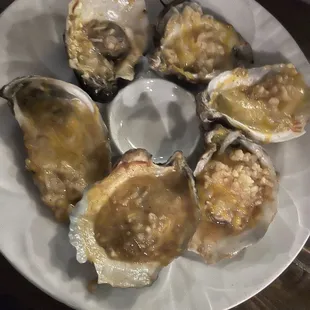 1/2 doz raw oysters