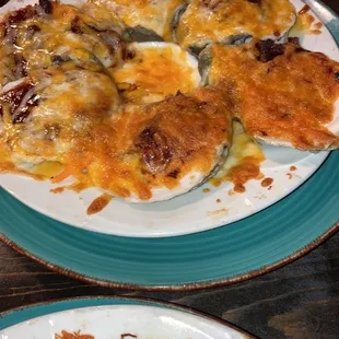 Oysters I believe Casino and Tides flavor.