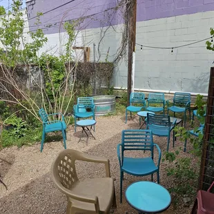 back sitting area