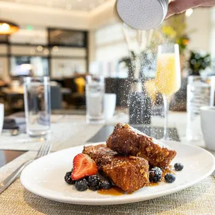 Crunchy Brioche French Toast
 
 nutella, seasonal berries, salted cashews
