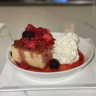 Mixed Berry shortcake