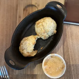 Biscuits and pimento cheese