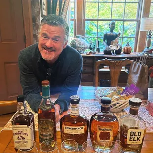 Happy birthday bourbon flight!