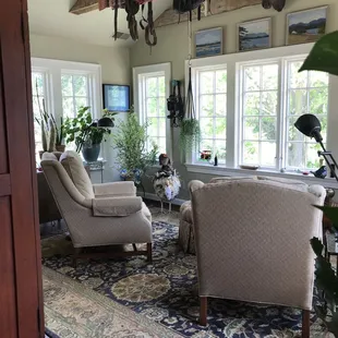 The upstairs sitting room