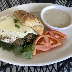 New Yorker -- March 7, 2021 - Sunday Brunch -- delicious homemade sausage and browned butter gravy -- was a bit dry