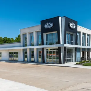 the outside of the building