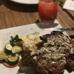 Ribeye and Blood Orange Margarita