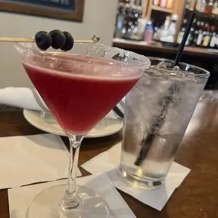 Blueberry lemon drop