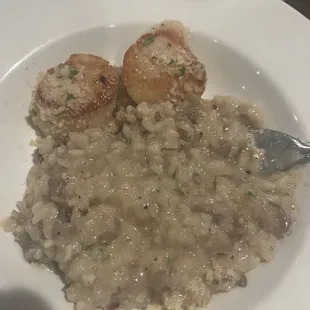 Scallop Mushroom Risotto