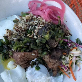 Adobo Beef and Brown Rice Bowl