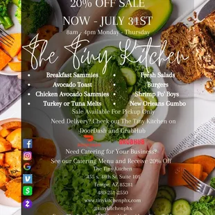 a table full of food