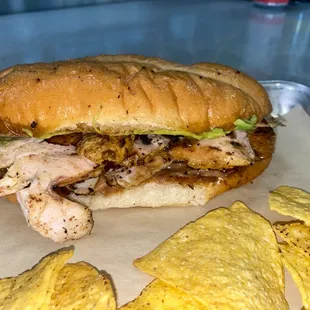 Grilled Chicken Torta