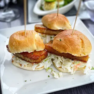 Pork Belly Slider &amp; Apple Slaw