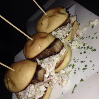 Pork Belly Slider & Apple Slaw