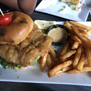 Fried Grouper Sandwich