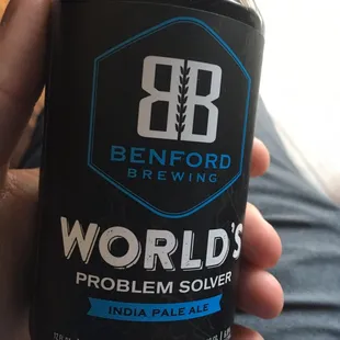 Good local canned beer that I got from tipsy bottle. The Problem Solver is also very good.