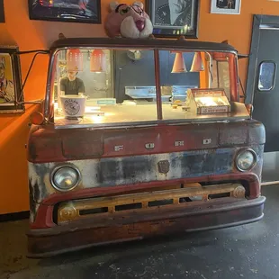 Front of vehicle.