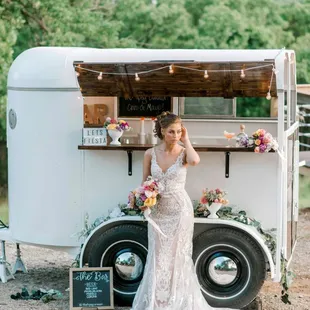 Horse trailer bar.
