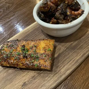 mahi mahi with Brussels sprouts