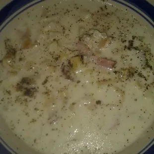soup from scratch this one is clam chowder
