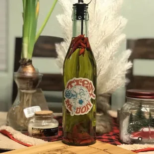 Organic Infused Spicy Cooking Oil!