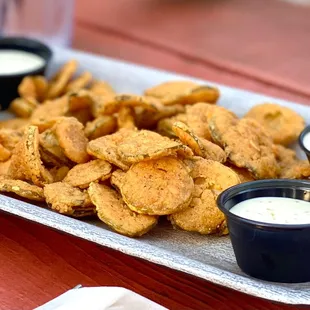 Spicy Fried Pickle Chips