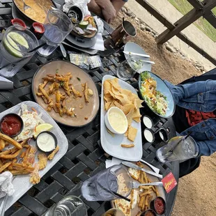 What was left after our sampling.   Not much.