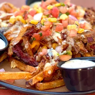 Smoked Brisket Cheese Fries