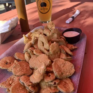 Spicy Fried Pickle Chips