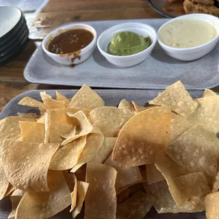 Chips and All 3 Dips